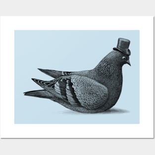 Dapper Pigeon Posters and Art